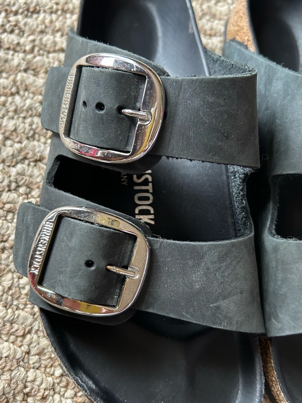 Birkenstock Black Arizona EVA Slip-On Sandals size 7.5-8 - Picture 6 of 12